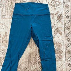 Lululemon Teal High-Waisted Leggings